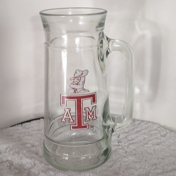 Texas A&M Glass Mug  - Picture 1 of 6